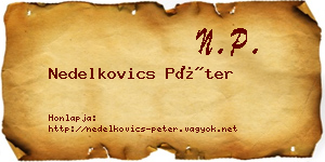 Nedelkovics Péter névjegykártya